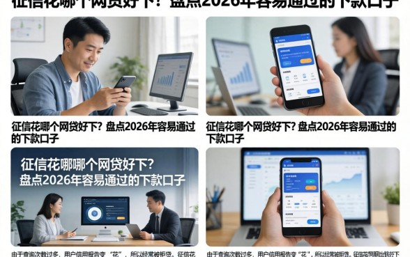 征信花哪个网贷好下?盘点2026年容易通过的下款口子