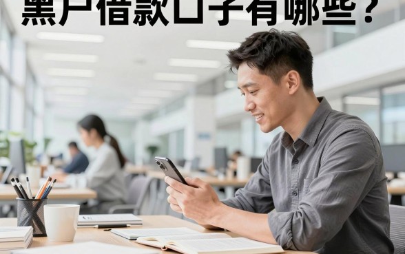 黑户借款口子有哪些?2026年黑户必下的贷款平台推荐