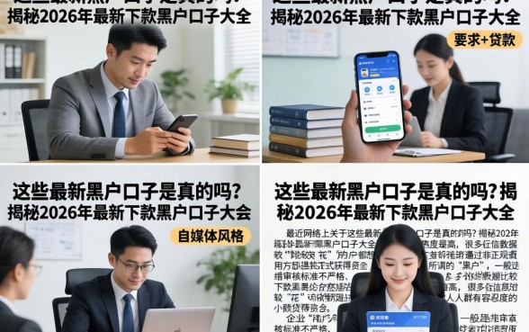 这些最新黑户口子是真的吗？揭秘2026年最新下款黑户口子大全