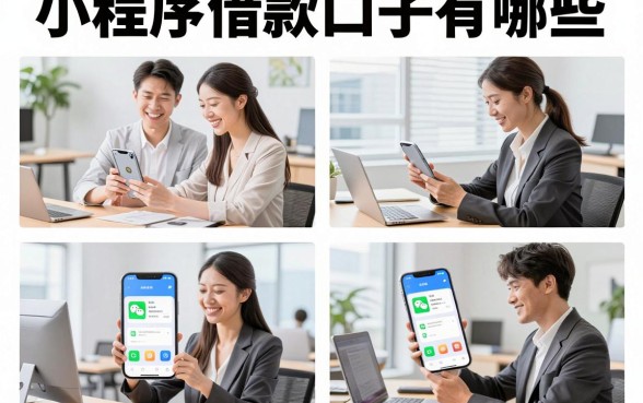小程序借款口子有哪些,微信小额贷款秒下款的平台推荐