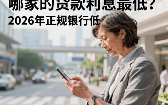 哪家的贷款利息最低?2026年正规银行低息贷款排名