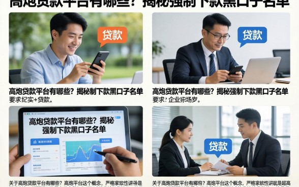 高炮贷款平台有哪些？揭秘强制下款黑口子名单