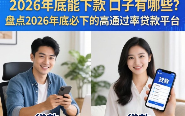 2026年底能下款的口子有哪些？盘点2026年底必下的高通过率贷款平台