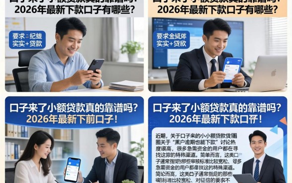 口子来了小额贷款真的靠谱吗？2026年最新下款口子有哪些？