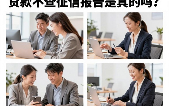 贷款不查征信报告是真的吗？黑户可以申请什么贷款