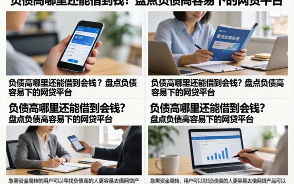 负债高哪里还能借到钱？盘点负债高容易下的网贷平台