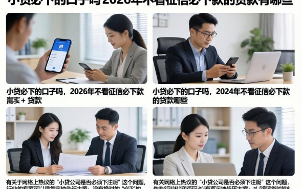 小贷必下的口子吗，2026年不看征信必下款的贷款有哪些
