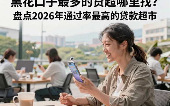 黑花口子最多的贷超哪里找?盘点2026年通过率最高的贷款超市