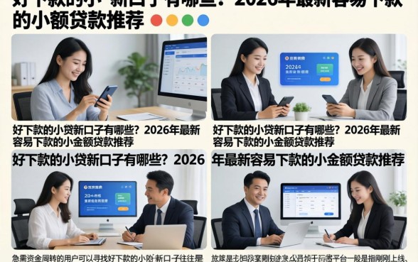 好下款的小贷新口子有哪些？2026年最新容易下款的小额贷款推荐