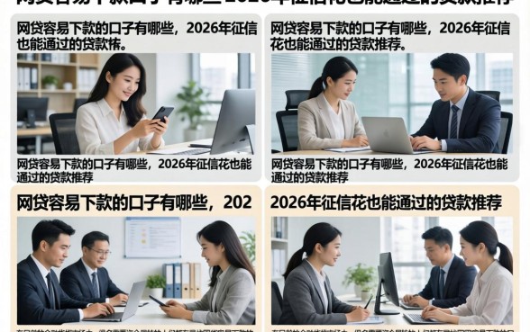 网贷容易下款的口子有哪些,2026年征信花也能通过的贷款推荐