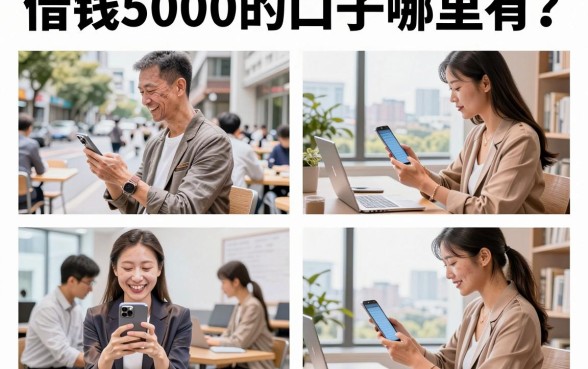 借钱5000的口子哪里有?2026年最新容易下款的正规平台推荐