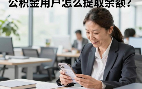 公积金用户怎么提取余额？公积金提取条件和流程详解