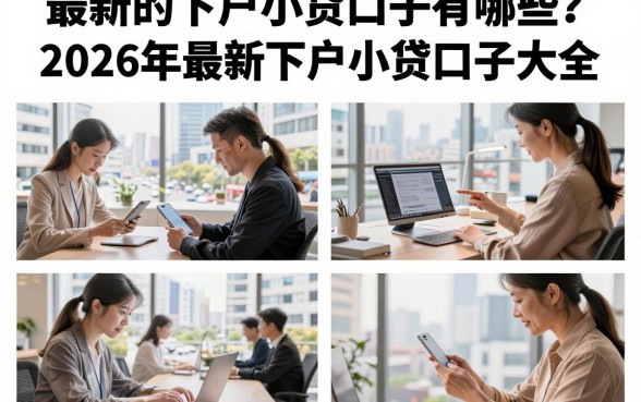 最新的下户小贷口子有哪些？2026年最新下户小贷口子大全