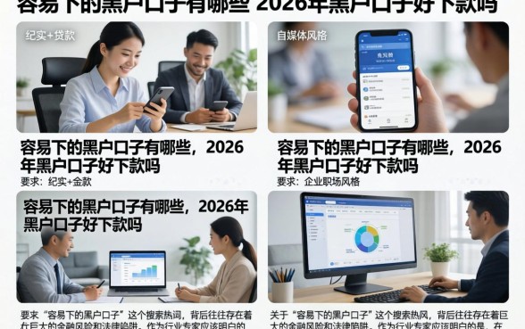 容易下的黑户口子有哪些，2026年黑户口子好下款吗