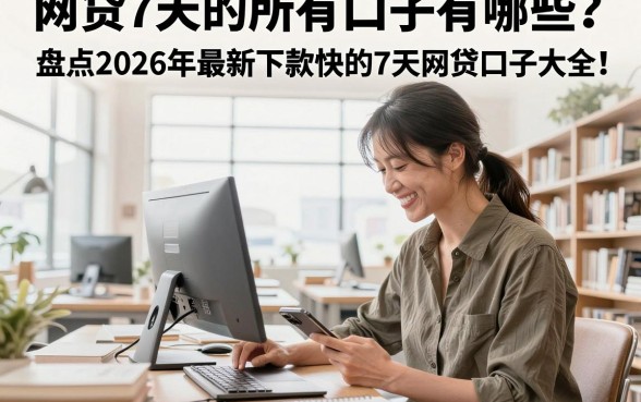 网贷7天的所有口子有哪些?盘点2026年最新下款快的7天网贷口子大全
