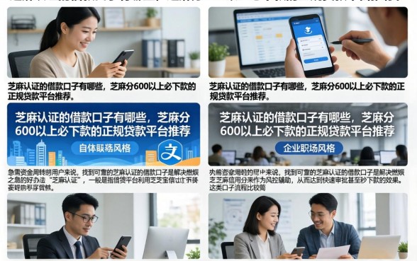 芝麻认证的借款口子有哪些,芝麻分600以上必下款的正规贷款平台推荐
