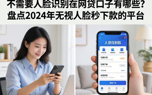 不需要人脸识别的网贷口子有哪些？盘点2024年无视人脸秒下款的平台