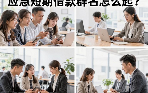 应急短期借款群名怎么起?推荐几个靠谱的应急借款交流群