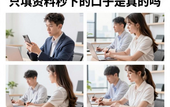 只填资料秒下的口子是真的吗，有哪些正规靠谱的推荐
