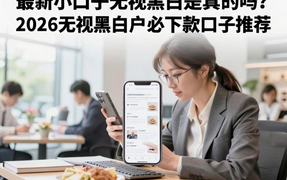 最新小口子无视黑白是真的吗？2026无视黑白户必下款口子推荐
