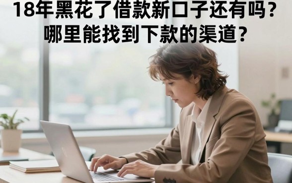 18年黑花了借款新口子还有吗？哪里能找到下款的渠道？