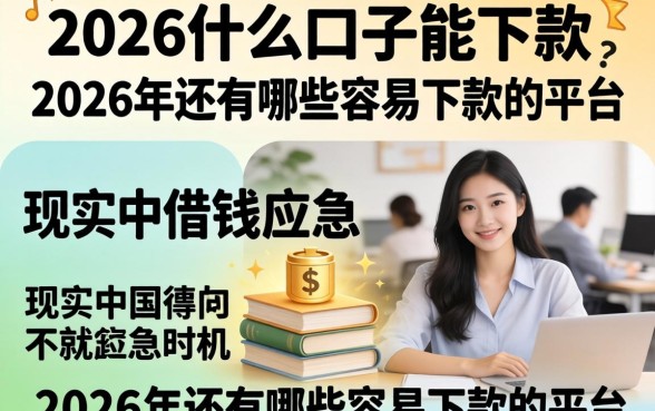 2026什么口子能下款，2026年还有哪些容易下款的平台？