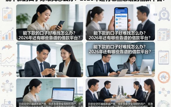 能下款的口子好难找怎么办？2026年还有哪些靠谱的借款平台？