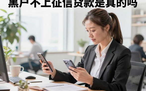 黑户不上征信贷款是真的吗，哪里可以借到钱