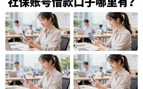 社保账号借款口子哪里有？社保账号能贷款的正规平台推荐