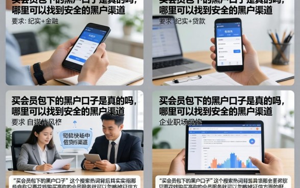 买会员包下的黑户口子是真的吗，哪里可以找到安全的黑户渠道