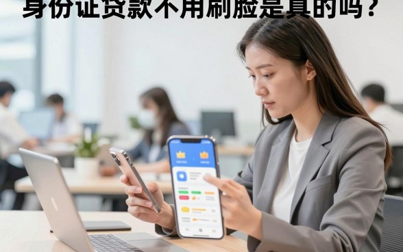 身份证贷款不用刷脸是真的吗?有哪些正规平台可以下款?