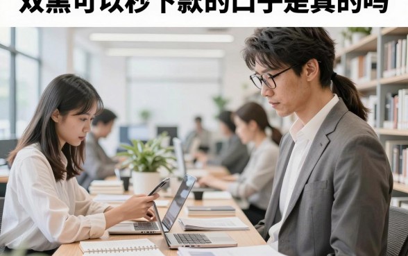 双黑可以秒下款的口子是真的吗，哪里有双黑逾期必下口子
