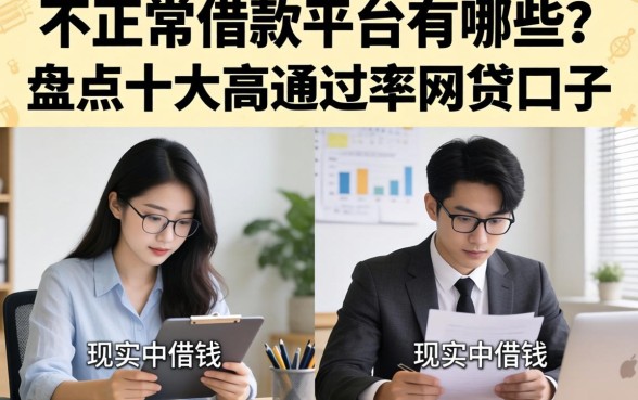 不正规的借款平台有哪些？盘点十大高通过率网贷口子