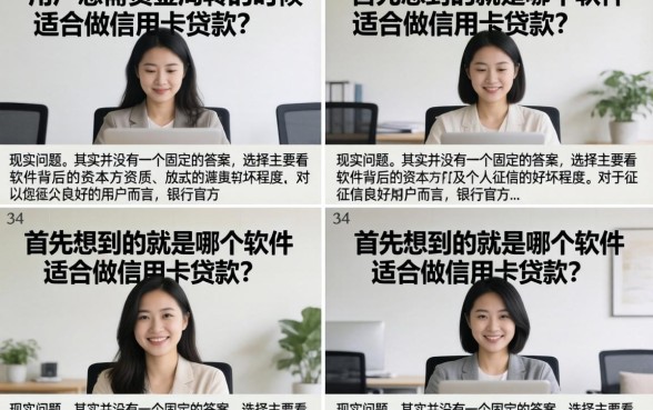信用卡贷款哪个软件好？盘点2024年靠谱容易下款的平台