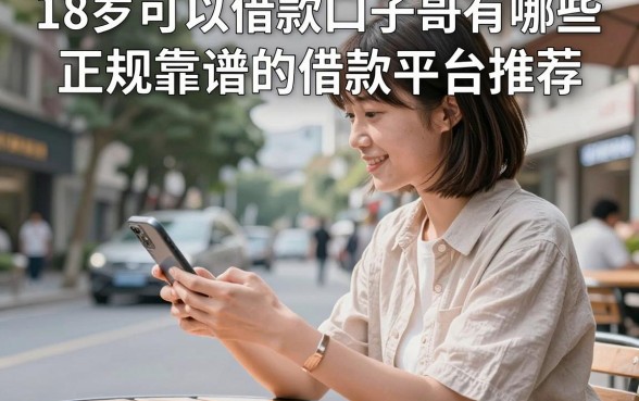 18岁可以借款口子哥有哪些，正规靠谱的借款平台推荐