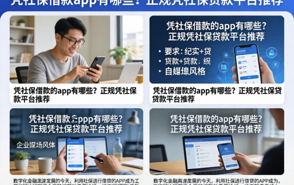 凭社保借款的app有哪些?正规凭社保贷款平台推荐