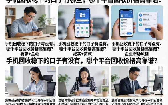 手机回收稳下的口子有哪些,哪个平台回收价格高靠谱?