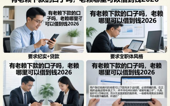 有老赖下款的口子吗,老赖哪里可以借到钱2026