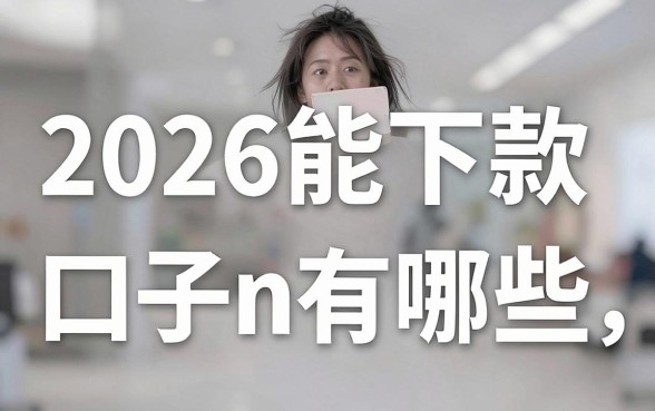 2026能下款的口子n有哪些，2026年还能下款的口子哪里找