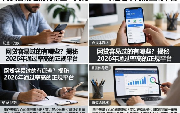 网贷容易过的有哪些？揭秘2026年通过率高的正规平台
