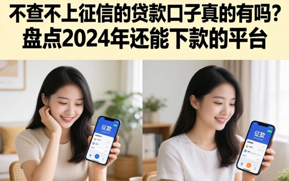不查不上征信的贷款口子真的有吗?盘点2024年还能下款的平台