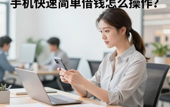 手机快速简单借钱怎么操作?哪个平台审核快容易通过?