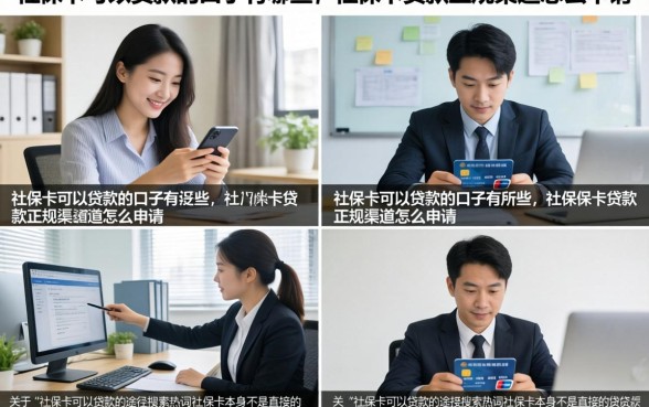 社保卡可以贷款的口子有哪些,社保卡贷款正规渠道怎么申请