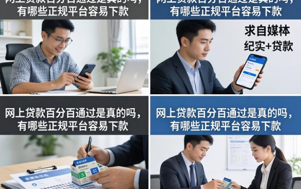 网上贷款百分百通过是真的吗，有哪些正规平台容易下款