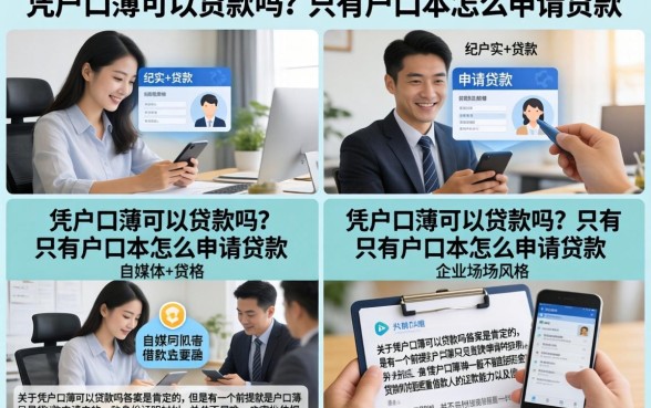 凭户口薄可以贷款吗？只有户口本怎么申请贷款