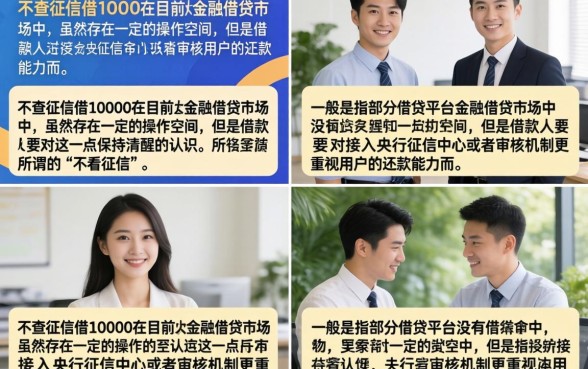 不看征信借10000是真的吗，哪里可以不看征信快速借到10000