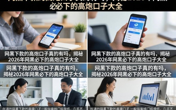 网黑下款的高炮口子真的有吗，揭秘2026年网黑必下的高炮口子大全