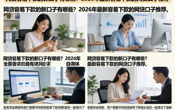 网贷容易下款的新口子有哪些？2026年最新容易下款的网贷口子推荐