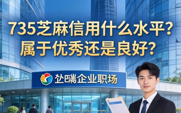 735芝麻信用什么水平？属于优秀还是良好？