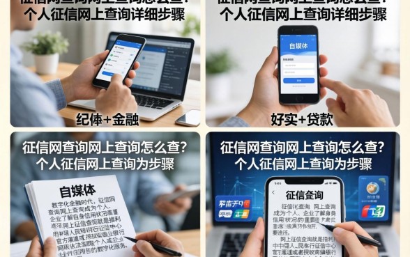 征信网查询网上查询怎么查？个人征信网上查询详细步骤